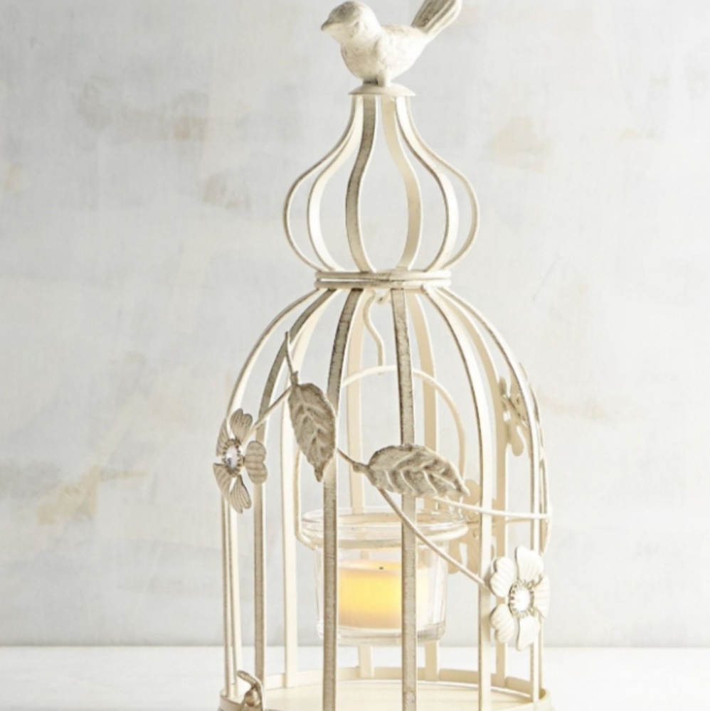 (2 PACK) - Birdcage Tealight Candle Holder